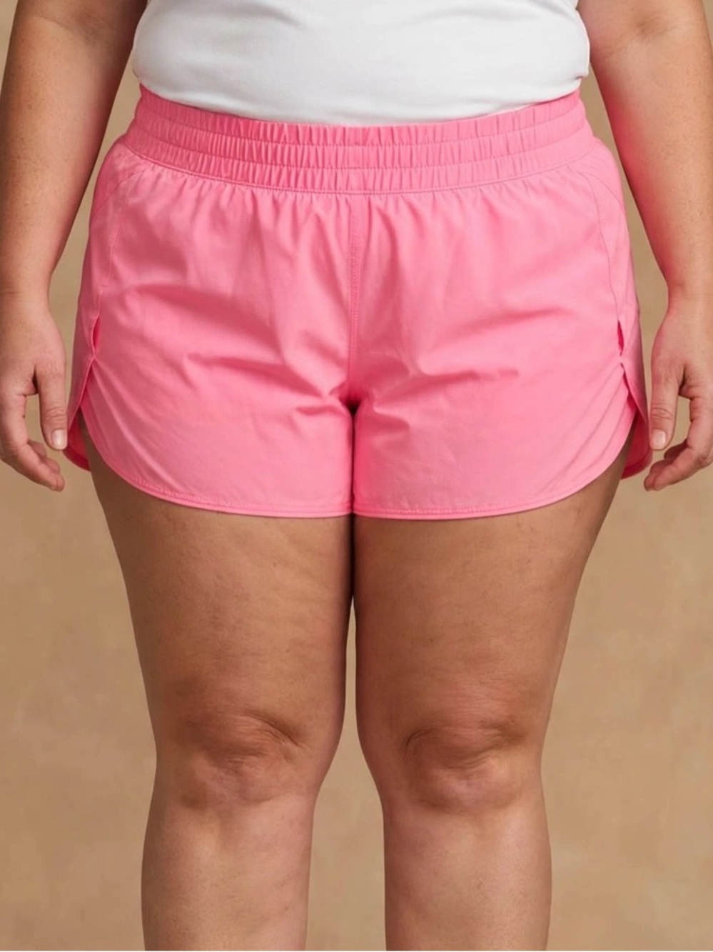 Avia Neon Pink Women's Athletic Shorts SIZE LARGE